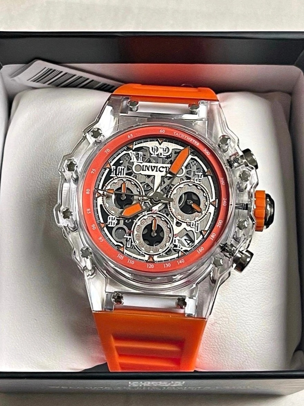 Invicta Invicta Racing Men's Watch - 44mm, Orange (69679) New